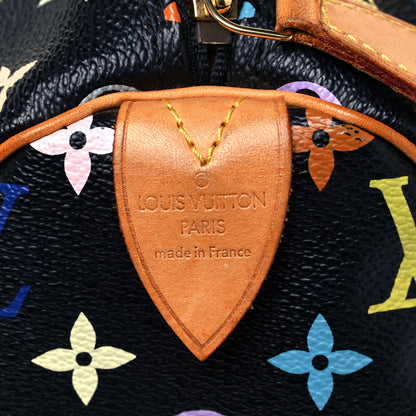 Louis Vuitton Monogram Multicolor Speedy 30 Black 8 of 8