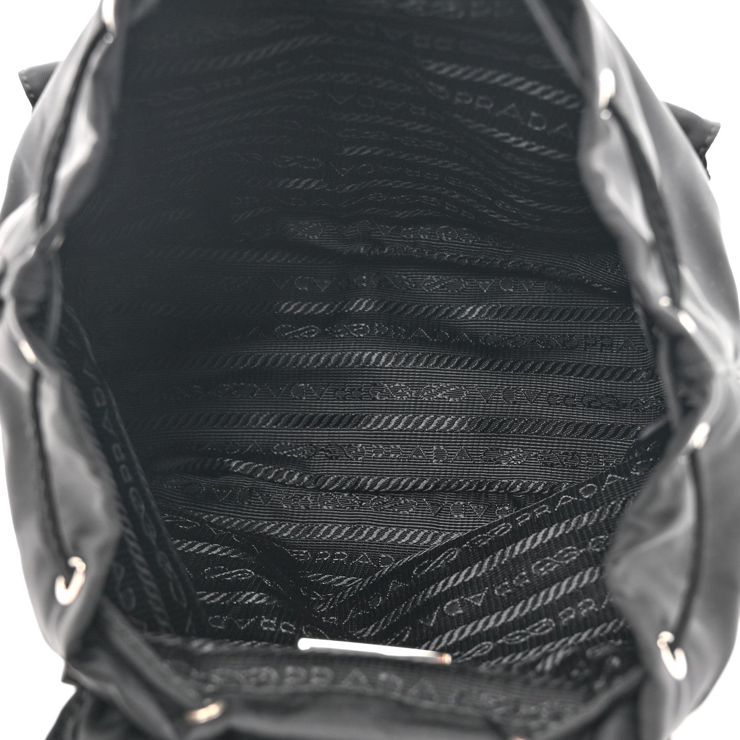 Prada Nylon Vela Mini Crossbody Backpack Black 5 of 9