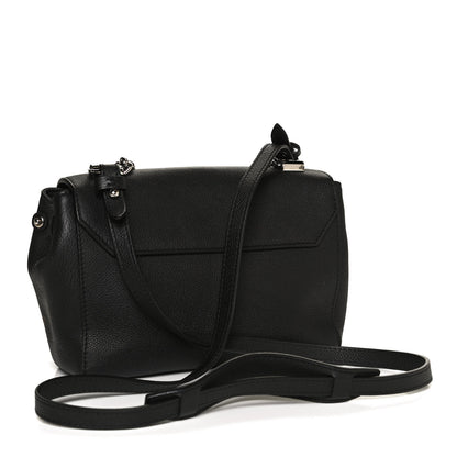 Louis Vuitton Calfskin Lockme II Chain Bag BB Black 3 of 10