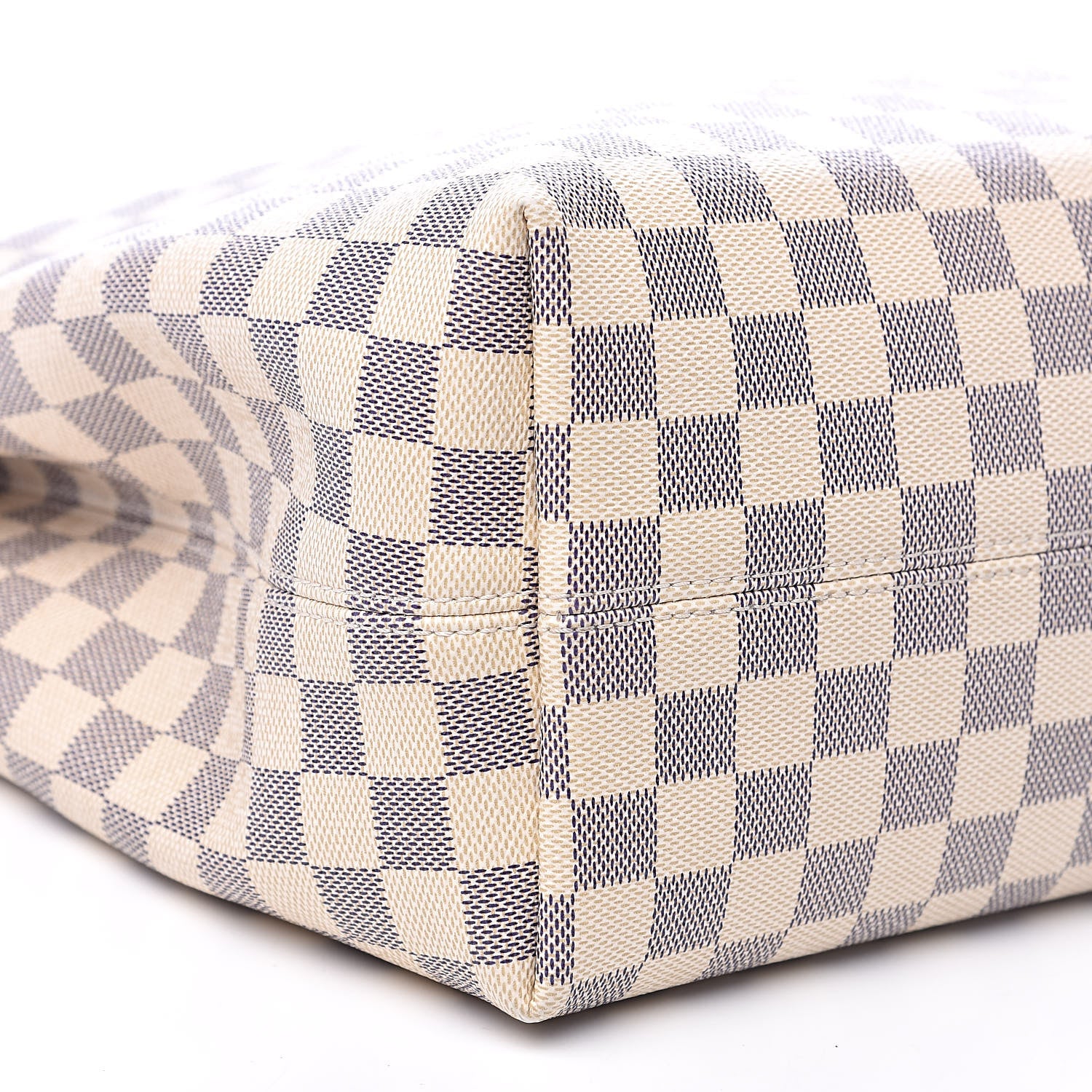Louis Vuitton Damier Azur Graceful MM Rose Ballerine 9 of 15