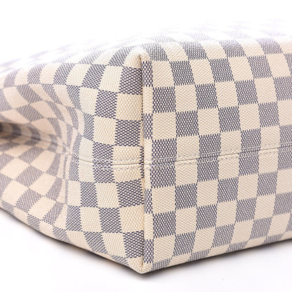 Louis Vuitton Damier Azur Graceful MM Rose Ballerine 9 of 15