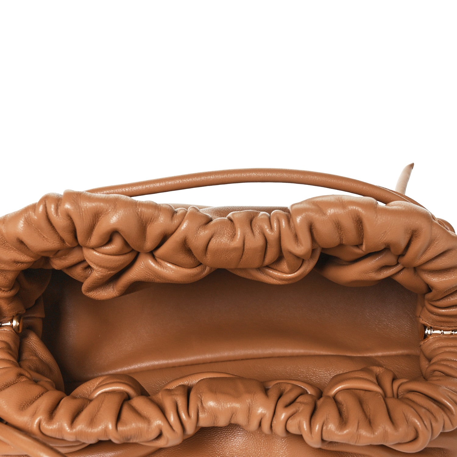 Mansur Gavriel Lambskin Cloud Mini Clutch Caramel 4 of 7