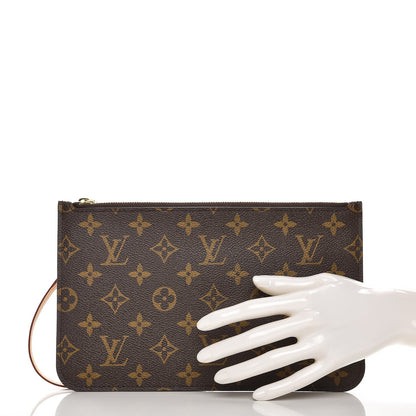 Louis Vuitton Monogram Neverfull MM GM Pochette 2 of 8