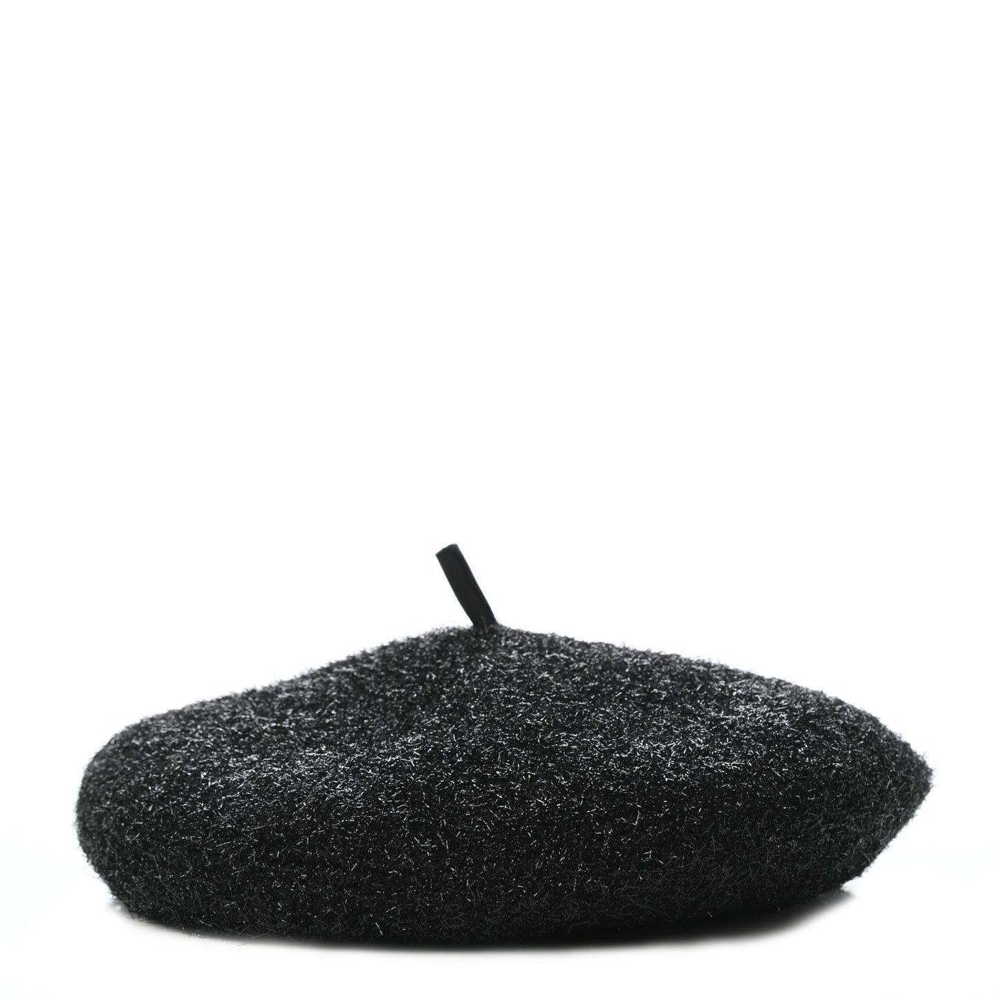 Cotton Polymide Beret Hat S Black