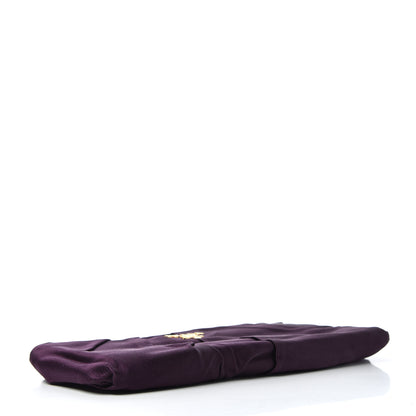 Prada Satin Clutch Indaco 4 of 6