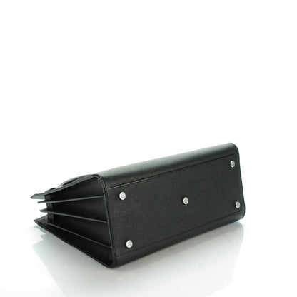 Saint Laurent Grained Calfskin Small Sac De Jour Black 4 of 9