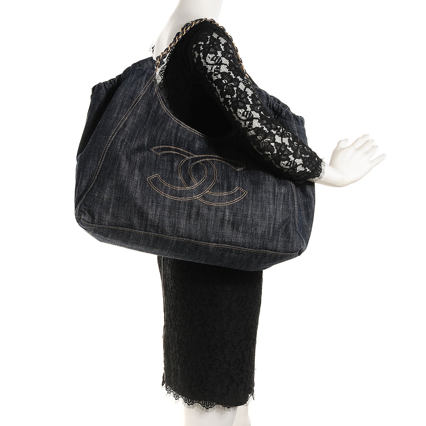 Denim Coco Cabas Tote Blue