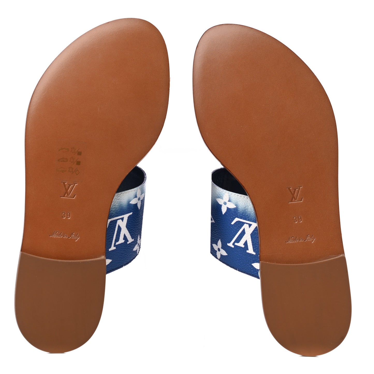 Monogram Escale Palma Sandals 39 Blue