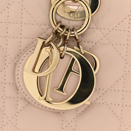 Christian Dior Lambskin Cannage Medium Lady Dior Light Pink 12 of 14