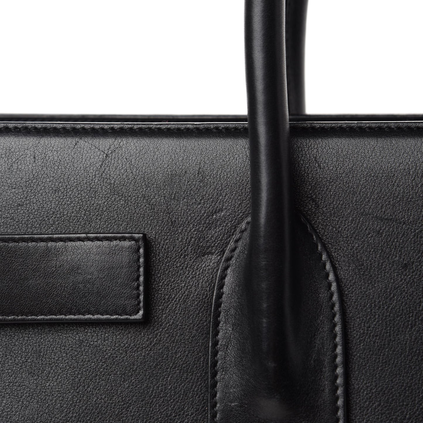 Calfskin Large Sac De Jour Carryall Black