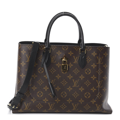 Louis Vuitton Monogram Flower Tote Black 1 of 8