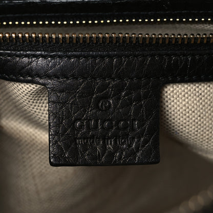 Gucci Calfskin Vintage Web Medium Boston Black 5 of 18