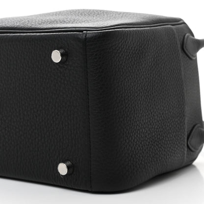Hermes Taurillon Clemence Lindy 26 Black 10 of 11