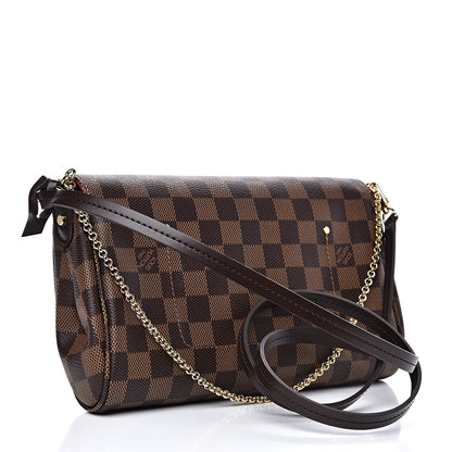 Louis Vuitton Damier Ebene Favorite MM 3 of 11