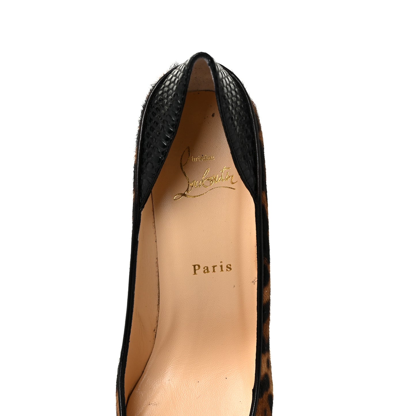 Pony Hair Leopard Maastricht 85 Pumps 38 Brown Black