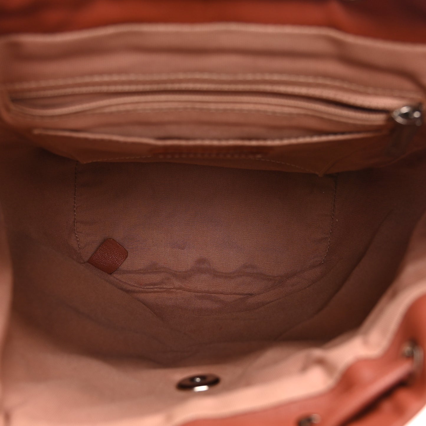 Lambskin Quilted Small Urban Spirit Backpack Brown