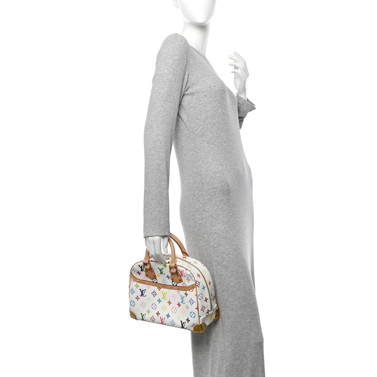 Monogram Multicolor Trouville White