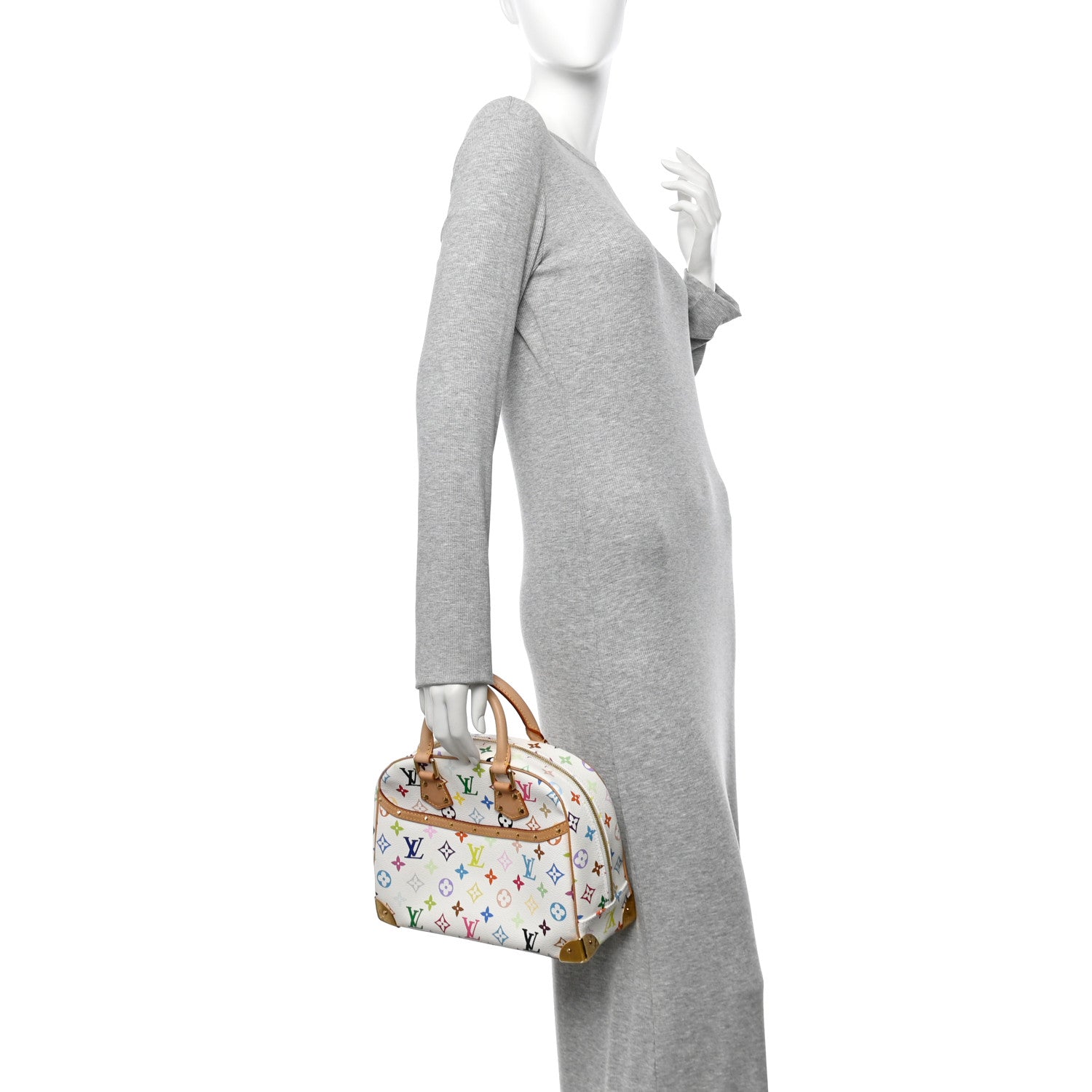 Louis Vuitton Monogram Multicolor Trouville White 2 of 12