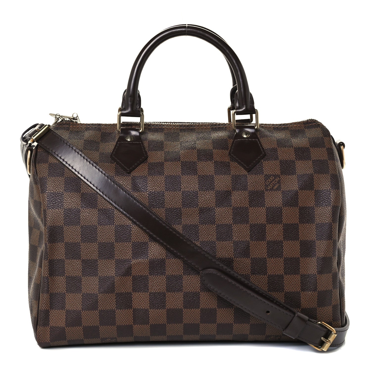 Louis Vuitton Damier Ebene Speedy Bandouliere 30 1 of 10