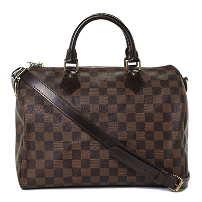 Louis Vuitton Damier Ebene Speedy Bandouliere 30 1 of 10