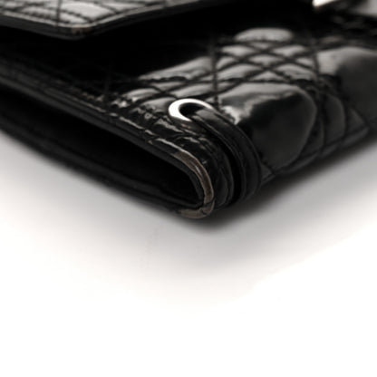 Christian Dior Patent Cannage Crossbody Wallet Black 10 of 16