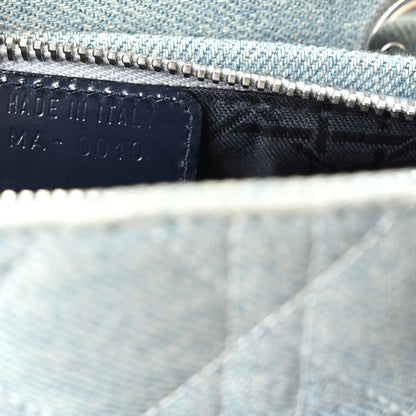 Christian Dior Denim Cannage Medium Lady Dior Light Blue 7 of 10