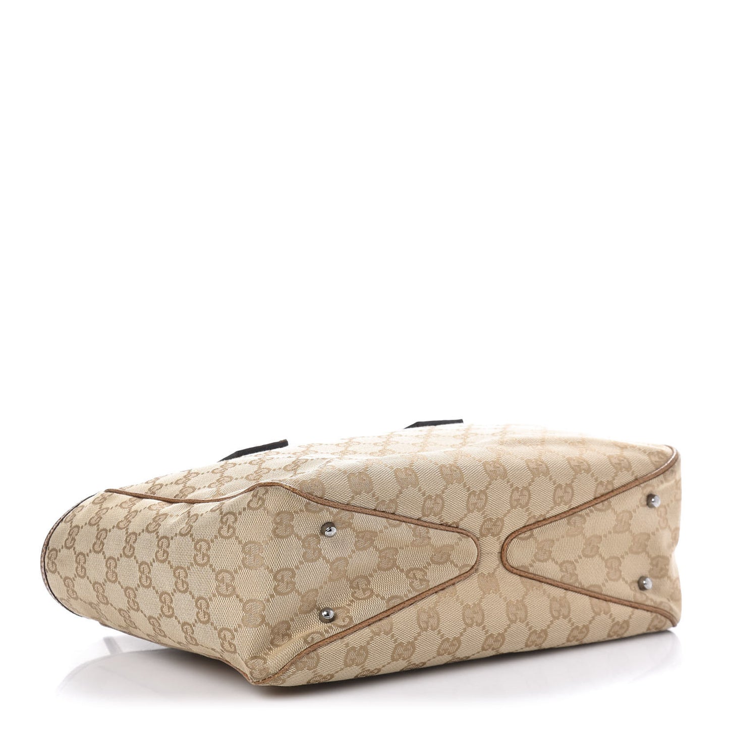 Monogram Medium Tote Beige Brown