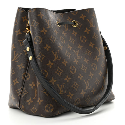 Louis Vuitton Monogram Neonoe MM Black 3 of 8