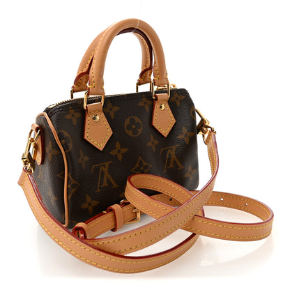 Louis Vuitton Monogram Nano Speedy Bandouliere 3 of 10