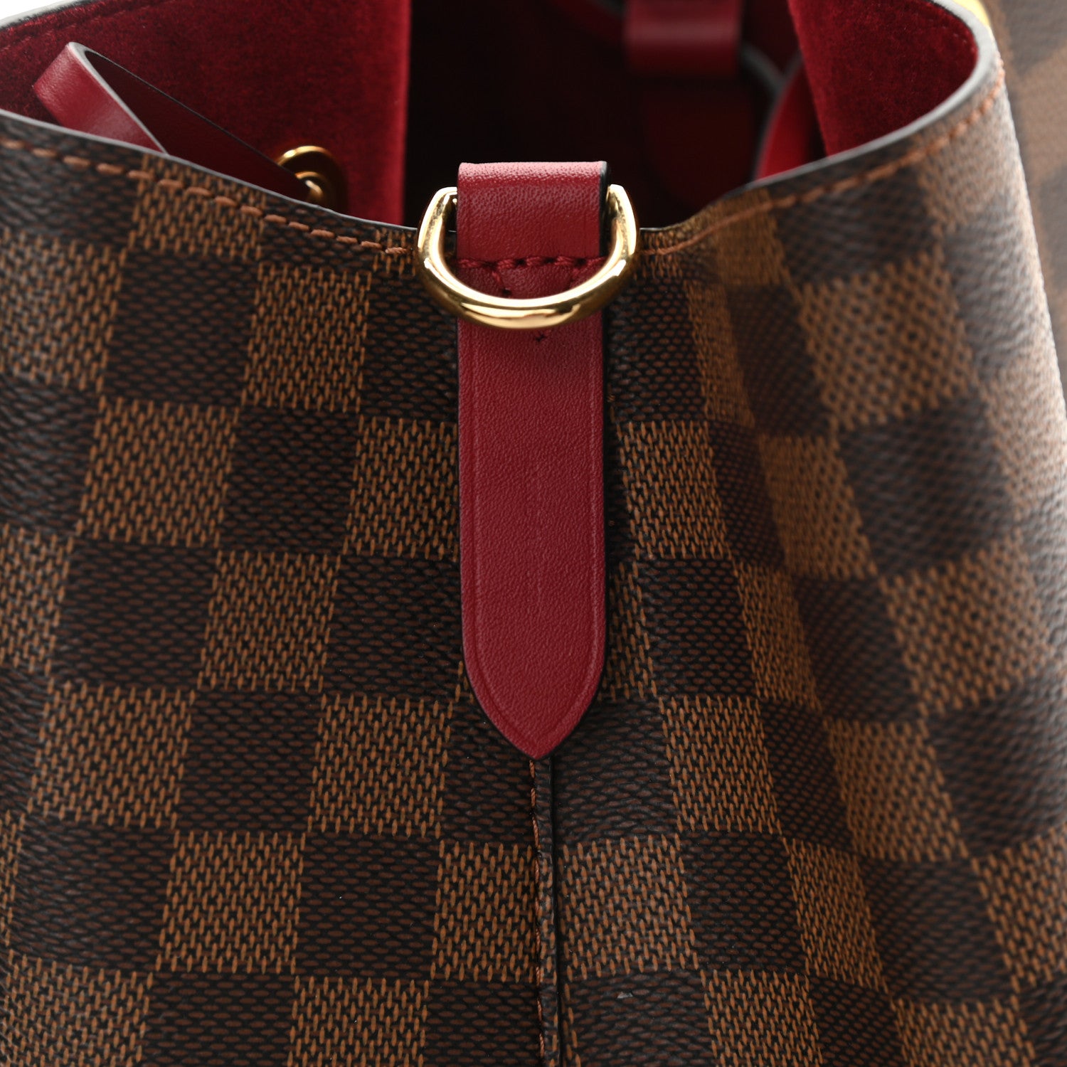 Louis Vuitton Damier Ebene Neonoe MM Cherry Berry 7 of 10