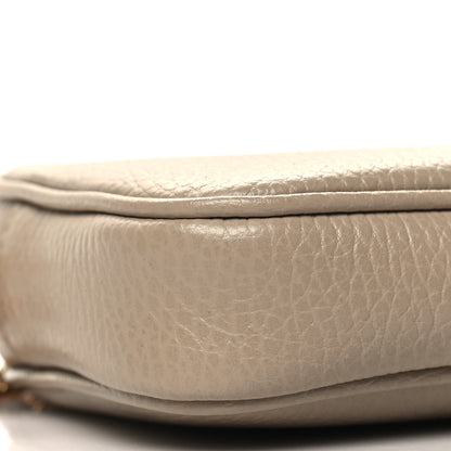 Gucci Dollar Calfskin Super Mini GG Marmont Chain Shoulder Bag Beige 9 of 11