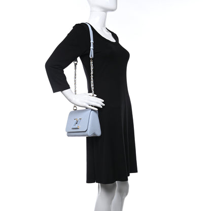 Louis Vuitton Epi Twist Shoulder Bag PM Bleu Celeste 2 of 9