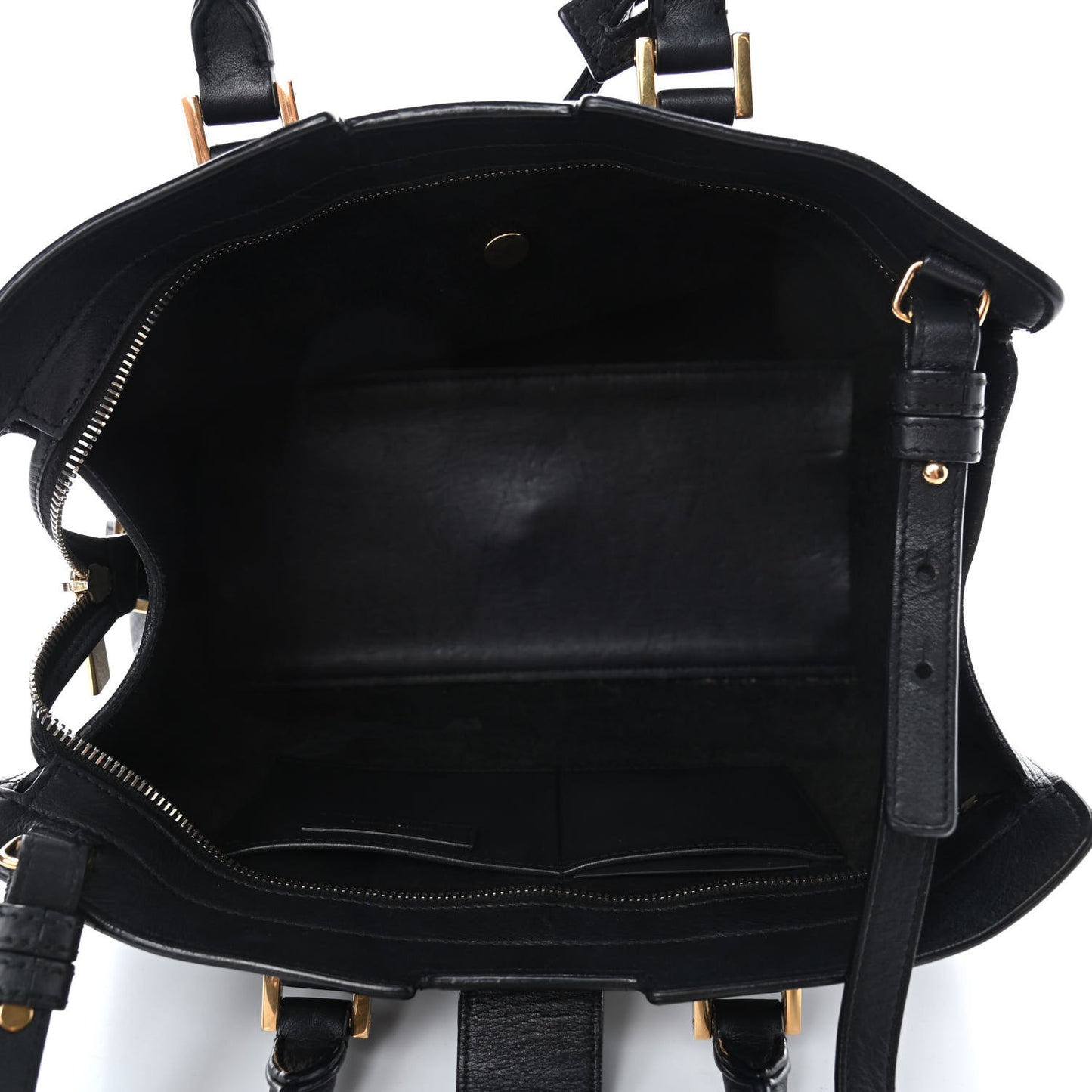 Calfskin Small Classic Y Cabas Black
