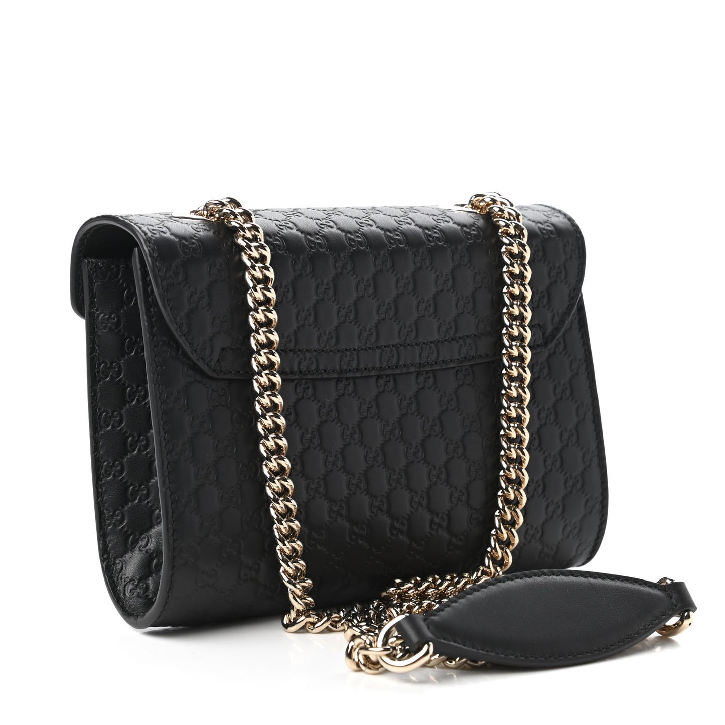 Microguccissima Mini Emily Shoulder Bag Black