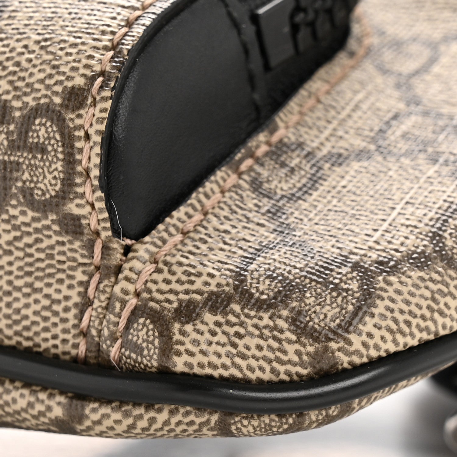 Gucci GG Supreme Monogram Belt Bag Black 10 of 11