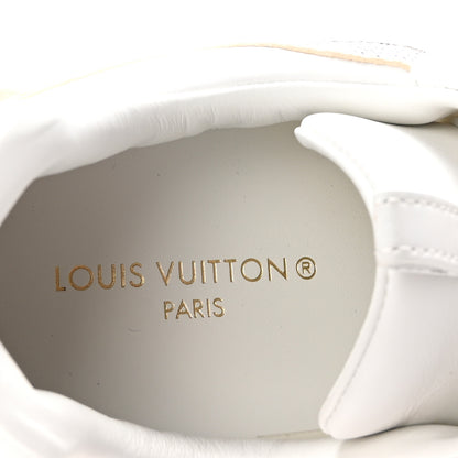Louis Vuitton Calfskin Damier Azur Run Away Sneakers 36 White 9 of 10