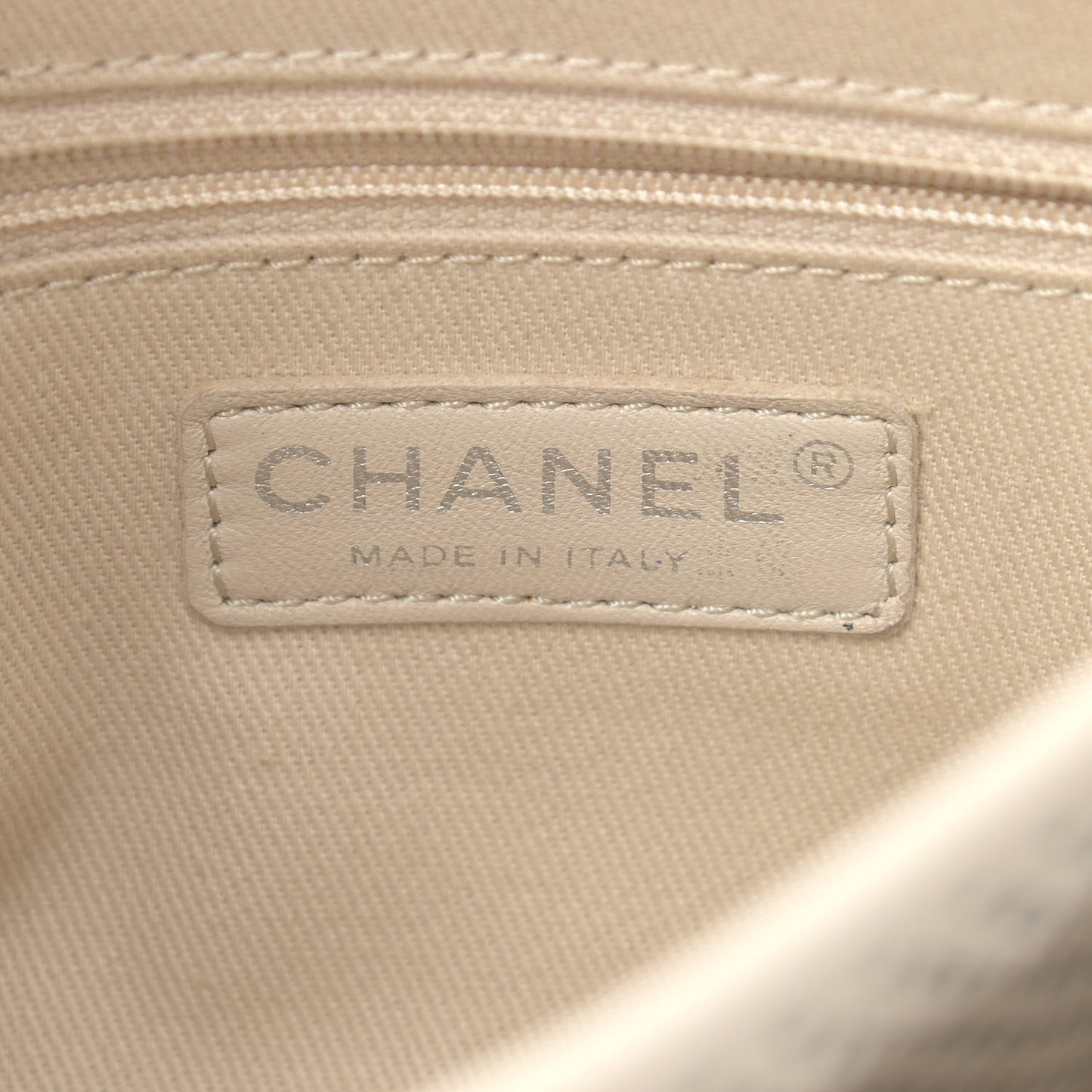 Perforated Calfskin Up In The Air Flap White