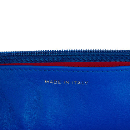 Chanel Vinyl Lipstick Wallet On Chain WOC Blue 7 of 9