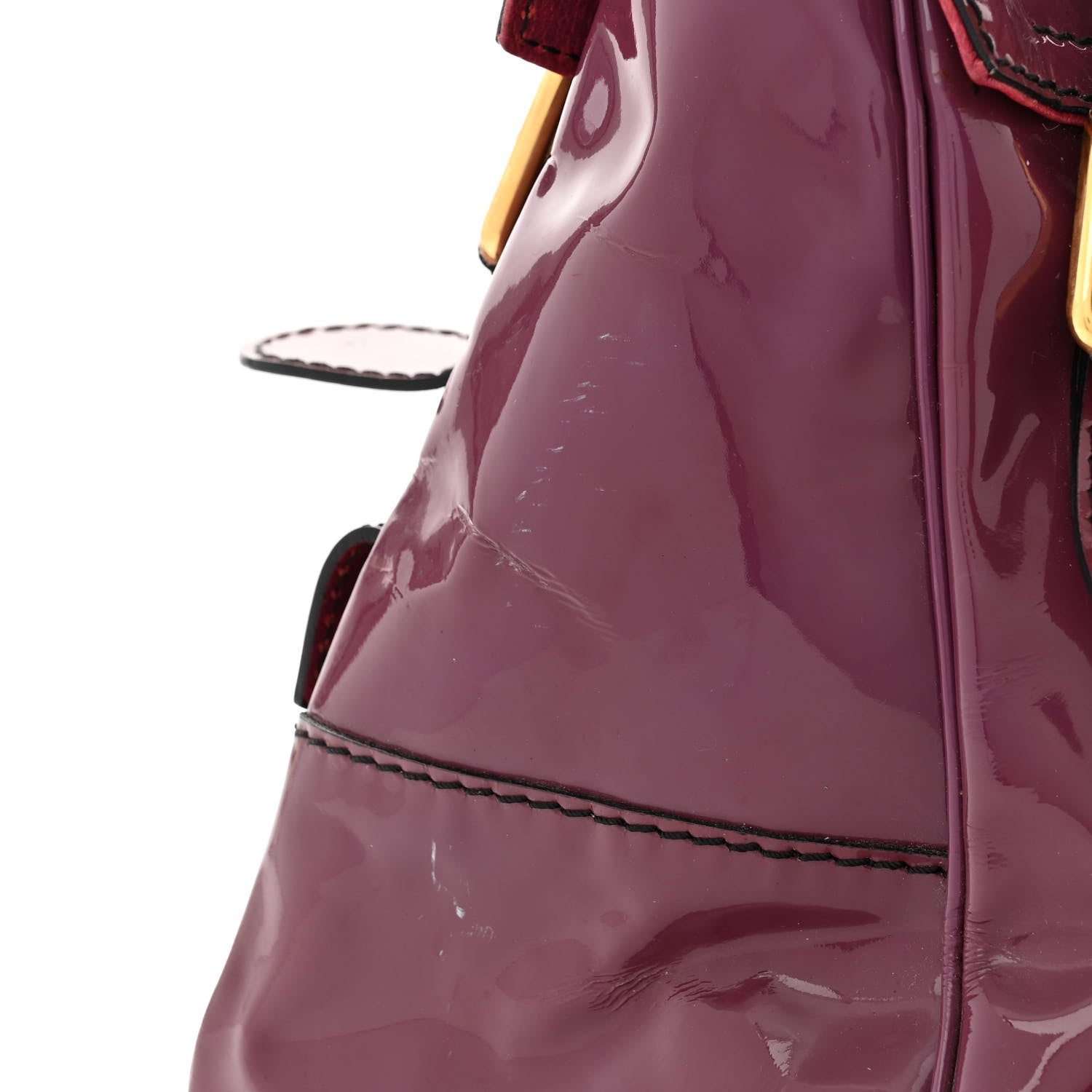 Valentino Garavani Patent Large Histoire Purple 11 of 15