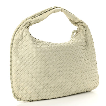 Bottega Veneta Nappa Intrecciato Slit Medium Veneta Hobo Cream 3 of 10