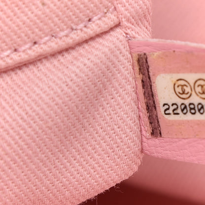 Chanel Canvas Small Deauville Tote Light Pink 9 of 10