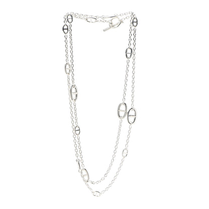 Hermes Sterling Silver Farandole Necklace 120 3 of 5