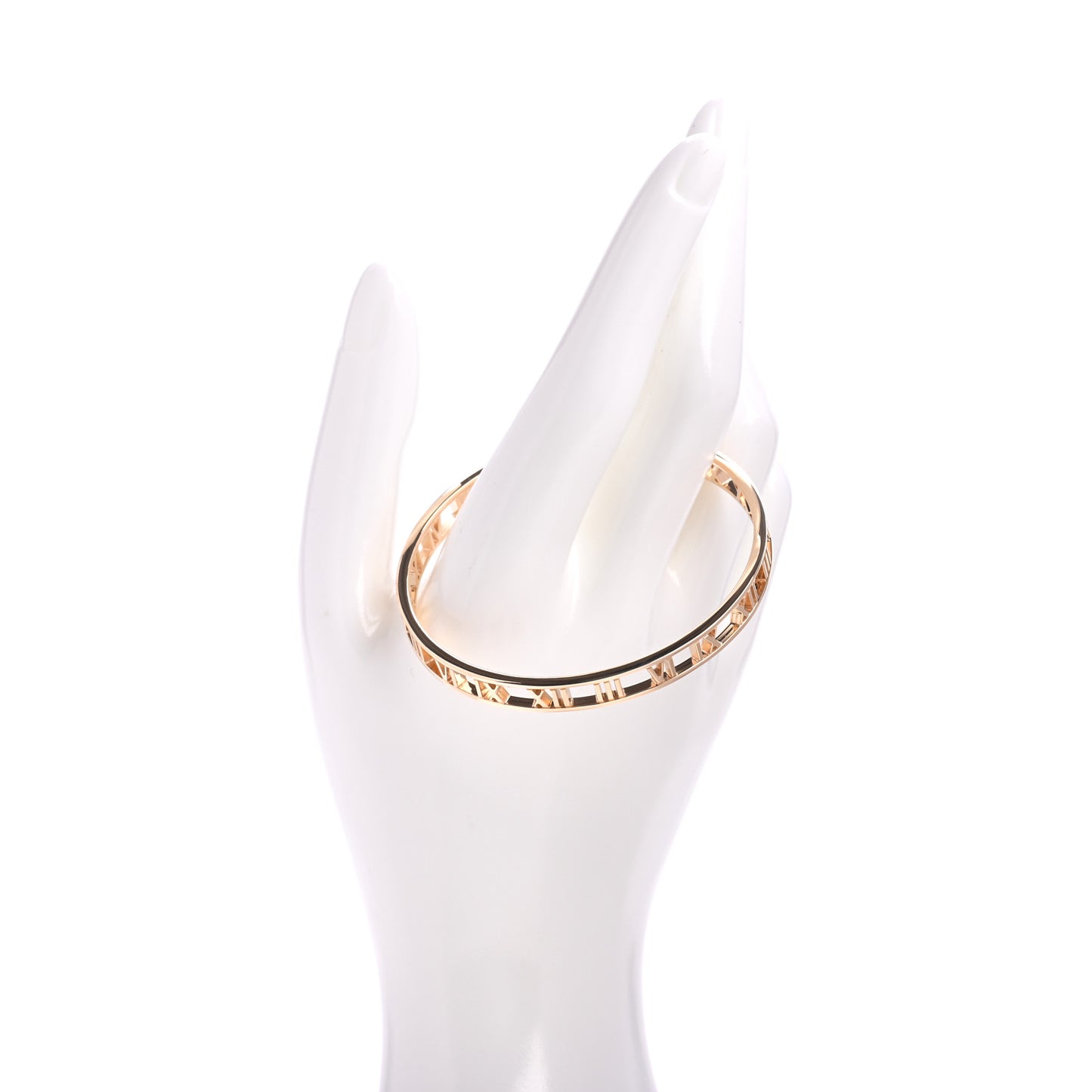 18K Yellow Gold Atlas Open Bangle Bracelet