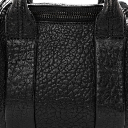 Alexander Wang Pebbled Lambskin Mini Rockie Black Matte Black Hardware 7 of 9