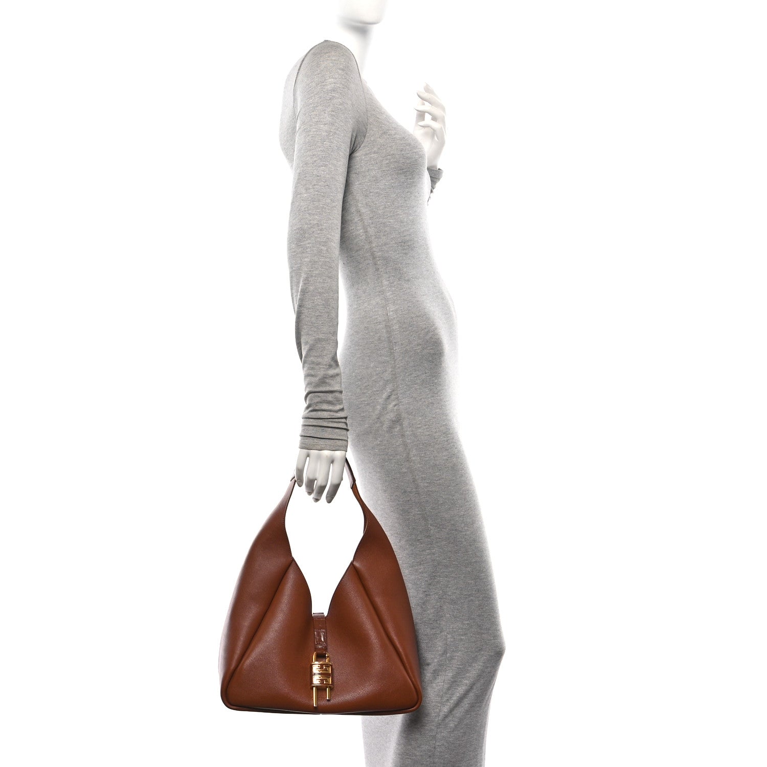 Givenchy Calfskin Medium G-Lock Hobo Tan 2 of 9