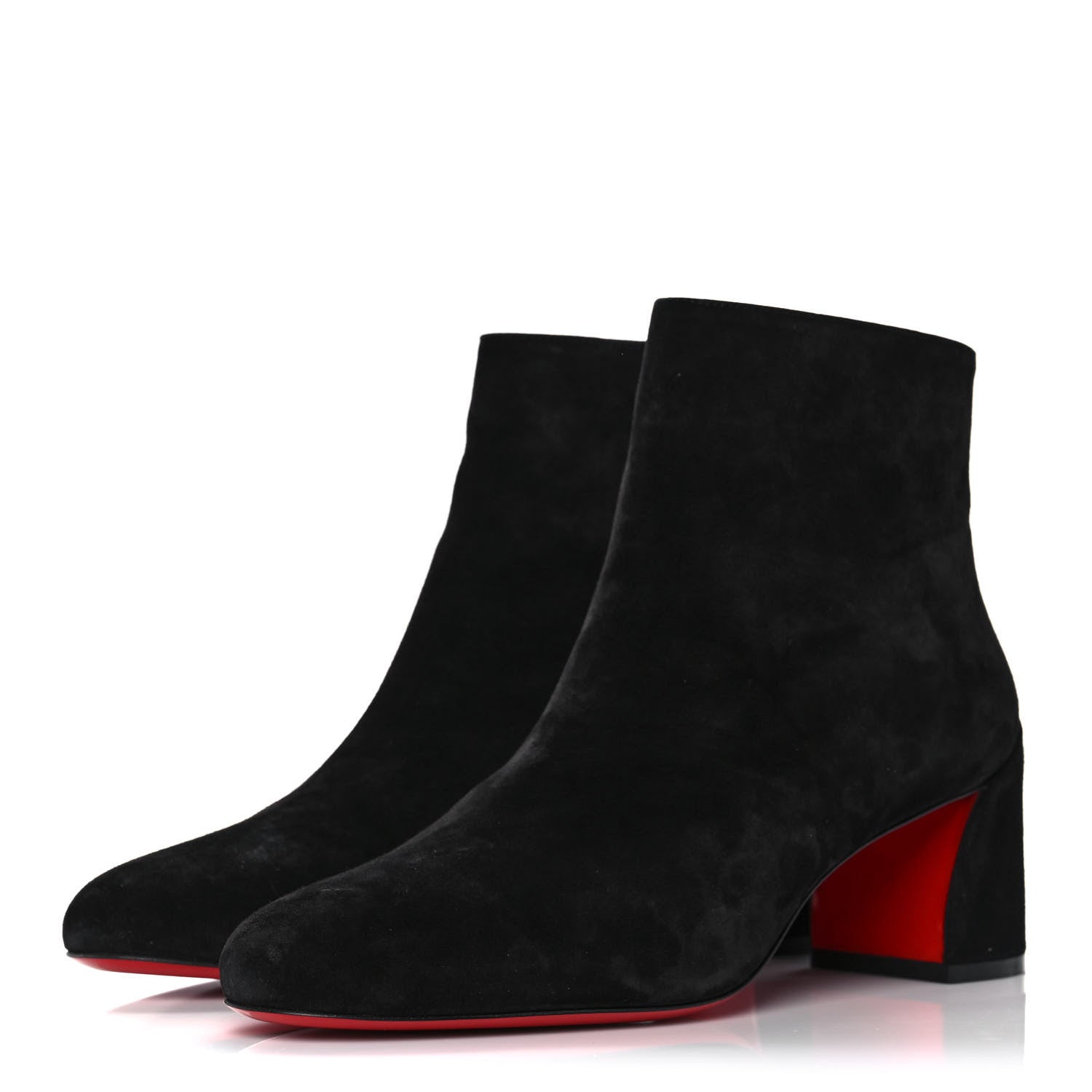 Christian Louboutin Veau Velours Turela 55 Ankle Boots 39 Black 3 of 10