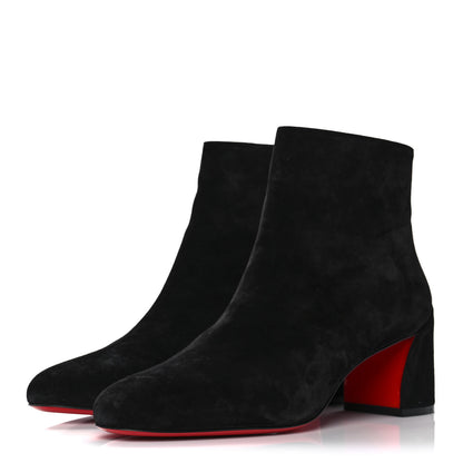 Christian Louboutin Veau Velours Turela 55 Ankle Boots 39 Black 3 of 10