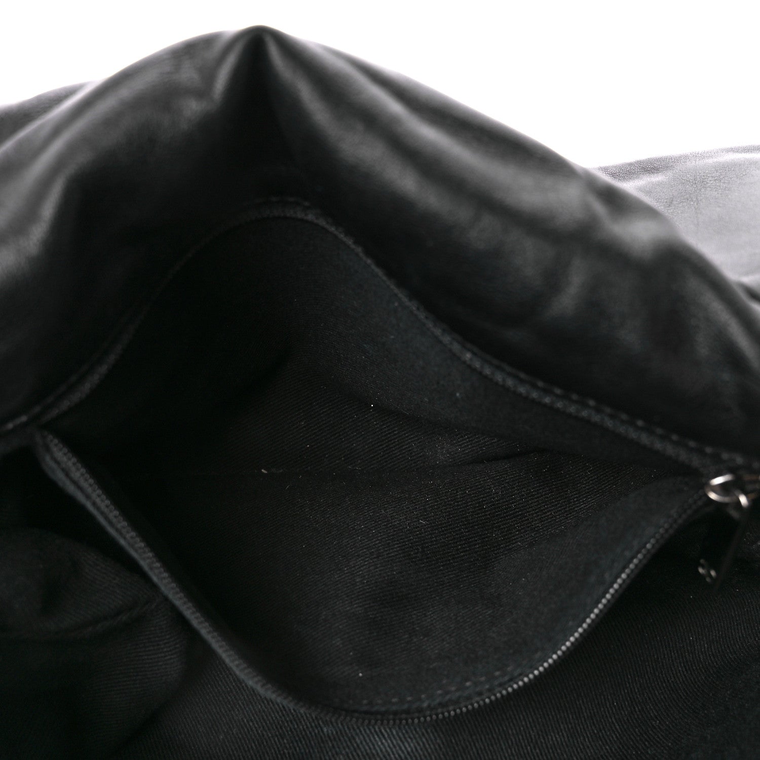 Chanel Calfskin Stitched Expandable Flap Black 6 of 12