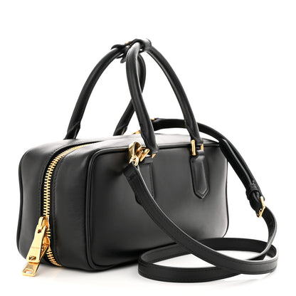 Miu Miu Calfskin Arcadie Top Handle Bag Black 3 of 11