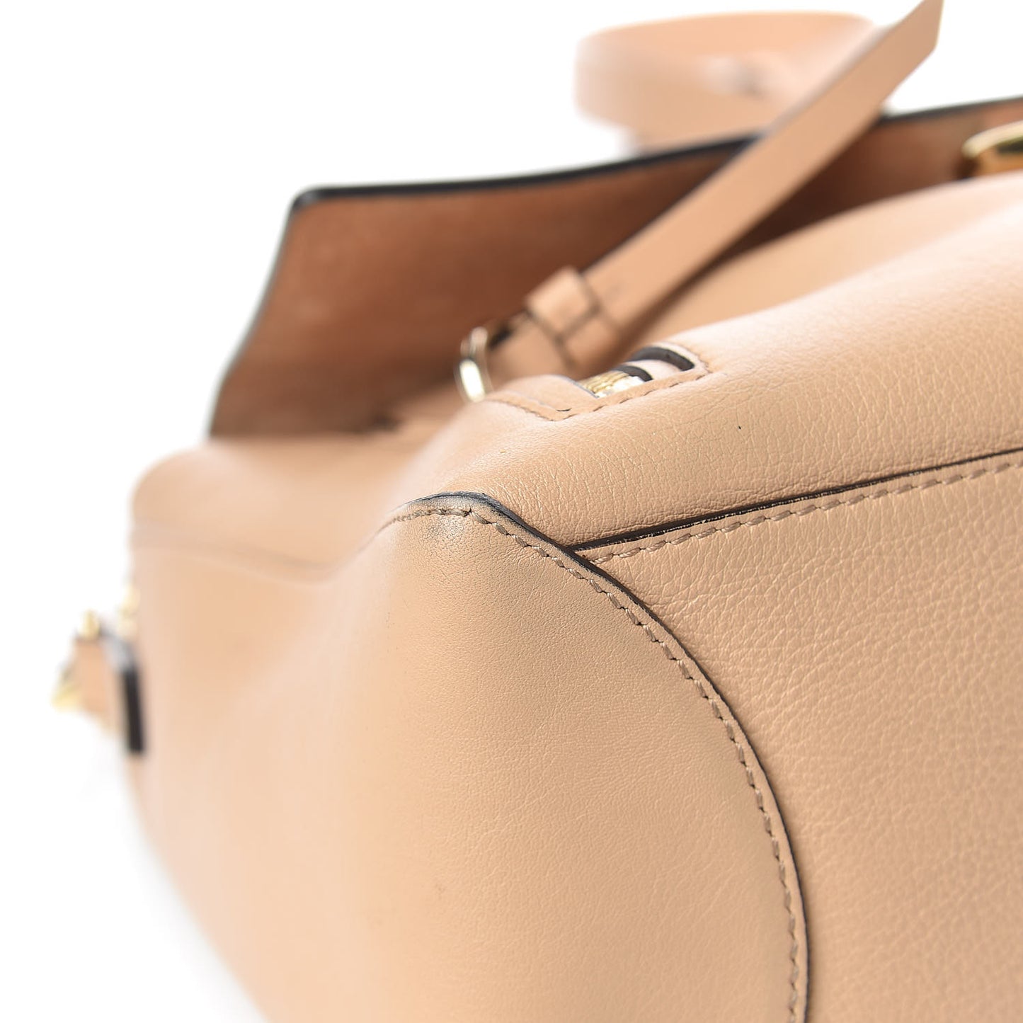 Calfskin Medium Faye Day Shoulder Bag Blush Nude